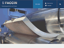 Tablet Screenshot of faccin.com